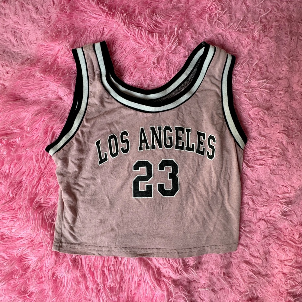 Pink tank top